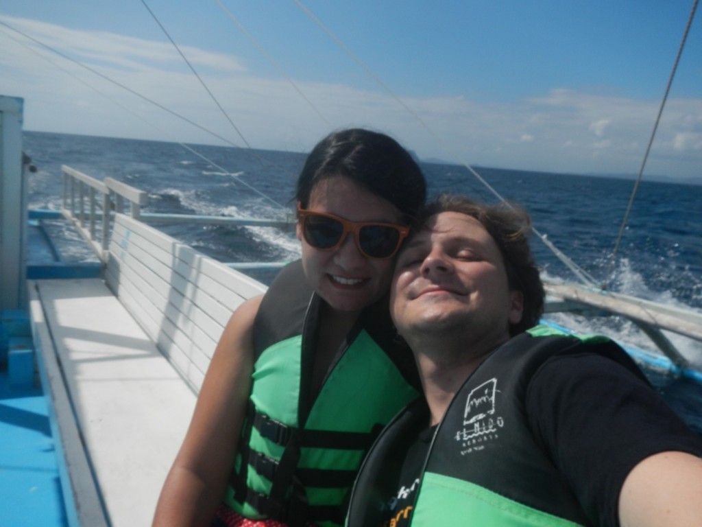 Off to try scuba diving.